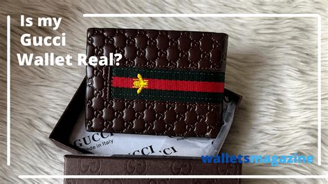 how to tell if gucci is real wallet|how to authenticate gucci wallet.